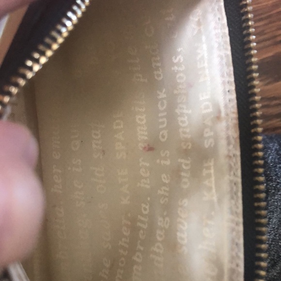 Kate Spade leather  clutch wristlet purse - Picture 3 of 5